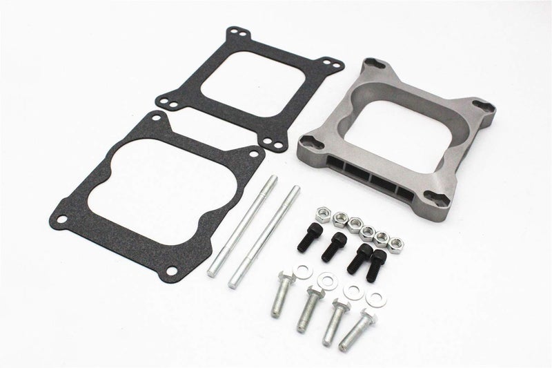 TAKPART 3/4" Open Carb Carburetor Adapter 4bbl Quadrajet Manifold to Holley Edelbrock 9130 - Image 1